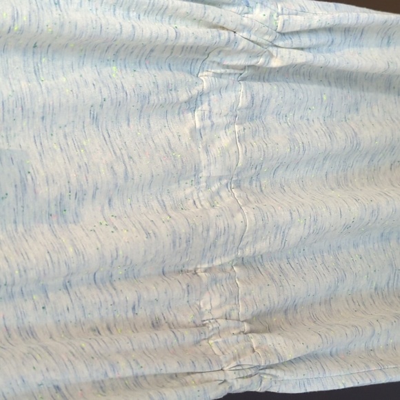 Bench Light Blue Speckle T-Shirt Dress Back Pocket Detail Elastic Waist SM NWT - Picture 4 of 7